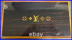 Brand New Louis Vuitton Coffret De Voyage Wood Travel Cigar Humidor With LV Bag