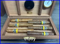 Brand New Louis Vuitton Coffret De Voyage Wood Travel Cigar Humidor With LV Bag