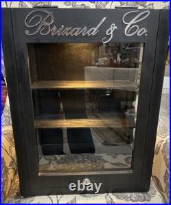 Brizard and Co. Cigar Box Display Case Measures 15 L x 10W x 20 1/2 H Lights