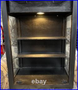 Brizard and Co. Cigar Box Display Case Measures 15 L x 10W x 20 1/2 H Lights