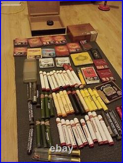 Bulk Lot Of Empty Cigar Tubes/Boxes And Cases Keyring And Humidor