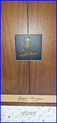 Byron Epique Poemas Limited Edition Numbered Cigar Humidor New