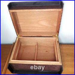 CAO CX2 Cigar Humidor Brown Leather Cigar Box Limited Edition Smoking EMPTY CAO CX2 Cigar Humidor Brown Leather Cigar Box Limited Edition Smoking EMPTY