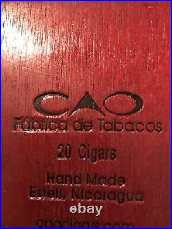 CAO Gold Robusto. The Sopranos Edition. Cigar box/Humidor. Excellent Condi