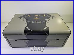 CAO LX2 Limited Edition Cigar Humidor with Ashtray and Cigar Case, RARE