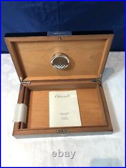 CHRISTOFLE America 4253850 Cave a cigares / Cigar Box Humidor NEW IN BOX