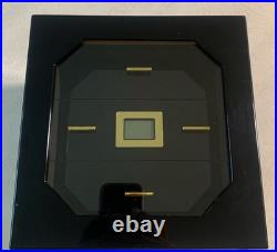 CIGAROL Elegant Cigar Humidor Cabinet 100 Count Digital Hygrometer & Cedar Trays