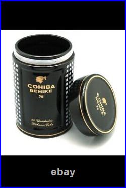 COHIBA Ceramic Cigar Jar Tube Holder 25 Cigars Humidor