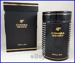 COHIBA Ceramic Travel Cigar Tube Jar 20-25 Fingers Humidor Box Outdoor Humidors