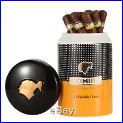 COHIBA Cigar Tube Holder Ceramic Cigars Humidor Jar Luxury Humidor Cigar Box