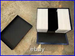 COLIBRI QUASAR DESKTOP 40-45 BLACK CIGAR HUMIDOR Original Packaging NEW in BOX
