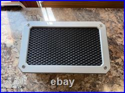 COLIBRI RALLY 100 CIGARS HUMIDOR / BLACK andSILVER 15.75x10x6. NEW IN BOX