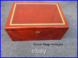 COL CW Cigar Humidor Container Storage Box with accessories