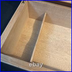 CUERVO Y SOBRINOS Rare Luxury Bird's Eye Maple Wood Humidor Box