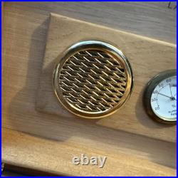 CUERVO Y SOBRINOS Rare Luxury Bird's Eye Maple Wood Humidor Box