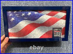 Camacho Liberty USA Flag 2012 Empty Storage Wooden Cigar Wood Box Stars Stripes
