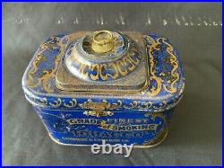 Cameron & Cameron Tin Cigar Humidor Box. READ