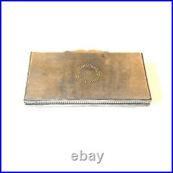 Cartier Sterling Silver Humidor Box Vintage
