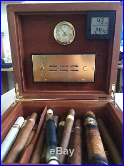 Cave À Cigaresdunhill Cigars Case. Humidor Wooden Box