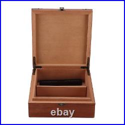 Cedar Humidor Equipped With Humidifier Retro Cigar Box ScratchResistant For