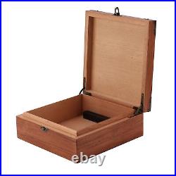 Cedar Humidor HandMade ScratchResistant Cigar Box With Partition Humidifier
