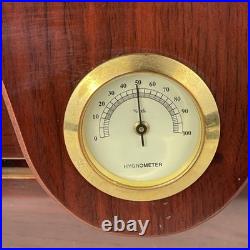 Cedar Wood 3 Drawer Cigar Humidor Cabinet Capacity Box Humidifier