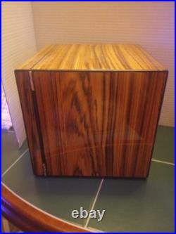 Cedar Wood 4 Drawer Cigar Humidor Cabinet Large Capacity Box Humidifier