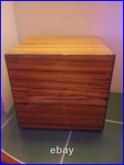 Cedar Wood 4 Drawer Cigar Humidor Cabinet Large Capacity Box Humidifier