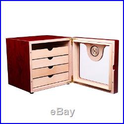 Cedar Wood 75 Cigar Humidor Case Box With Hygrometer Humidor For COHIBA BEHIK