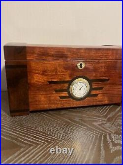 Cedar Wood Cigar Humidor Box Humidifier