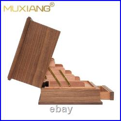 Cedar Wood Cigar Humidor Cabinet Large Capacity Cigar Storage Box Four Layer