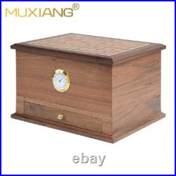 Cedar Wood Cigar Humidor Cabinet Large Capacity Cigar Storage Box Four Layer