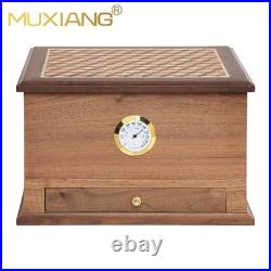 Cedar Wood Cigar Humidor Cabinet Large Capacity Cigar Storage Box Four Layer