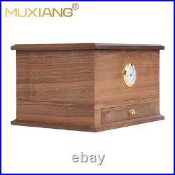 Cedar Wood Cigar Humidor Cabinet Large Capacity Cigar Storage Box Four Layer