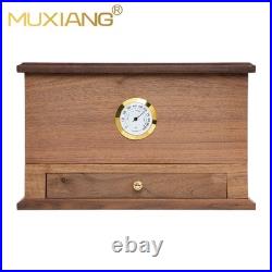 Cedar Wood Cigar Humidor Cabinet Large Capacity Cigar Storage Box Four Layer
