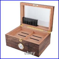 Cedar Wood Travel Outdoor Humidor Case Cigar Holder Storage Box DP3