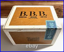 Cigar Box-1926 Prohibition-B. B. B. Bring Back Beer-Urich Cigar Co. Milwaukee