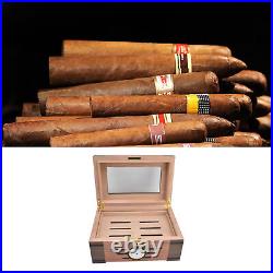 Cigar Box Large Capacity Cigar Storage Box Double Layer Humidor Cigar Box Cigar