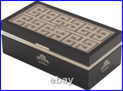 Cigar Humidor Box Large with Hygrometer Excelsium 100 Premium 100% Spanish Ce