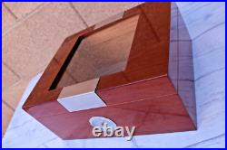 Cigar Humidor Box Wood With Glass & Cedar Hygrometer Cigar Humidor Box Wood With Glass & Cedar Hygrometer