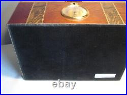 Cigar Humidor Cedar Lined Storage Box Spanish Cedar Tray Divider Holds 100 Cigar