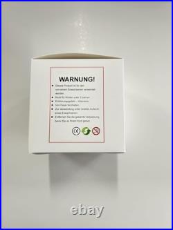 Cigar Humidor, Desktop Humidor Cabinet Triple-Sided Light with Digital Hygromete