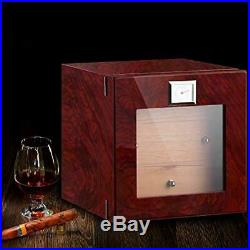 Cigar Humidor Gaoduan Spanish Cedar Cigars Humidor Box Cube Three Layer, 80-100