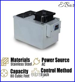 Cigar Humidor Humidifier Industrial Grade Fan LCD Display Stainless Steel Build