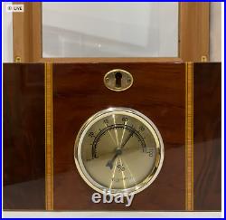 Cigar Humidor Lacquer Wood Glass Top Box withHygrometer Humidifier Cedar Divider Cigar Humidor Lacquer Wood Glass Top Box withHygrometer Humidifier Cedar Divider