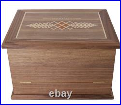 Cigar Humidor Spanish Cedar Cigar Box With Hygrometer Humidifier Hold 40 Cigars