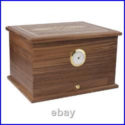 Cigar Humidor Spanish Cedar Cigar Box With Hygrometer Humidifier Hold 40 Cigars Cigar Humidor Spanish Cedar Cigar Box With Hygrometer Humidifier Hold 40 Cigars