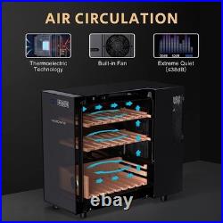 Cigar Humidor Spanish Cedar Wood Shelves Rapid Electric Cooling 150 Capacity