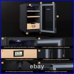 Cigar Humidor Spanish Cedar Wood Shelves Rapid Electric Cooling 150 Capacity