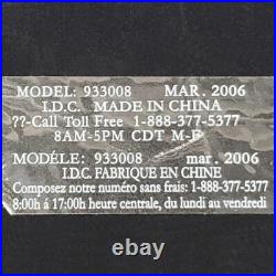 Cigar Humidor Tobacco Leaf Lacquer Wood Table Top Box 13.5w x 9.5d x 6h